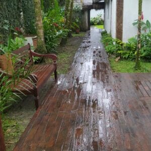 Piso Cimentício Madeirado Gênesis Imbuia 100x20 cm CÓD: M766585411